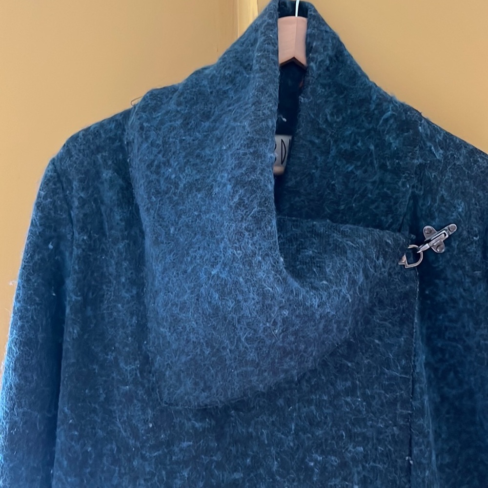 Teal BB Dakota Wrap Coat